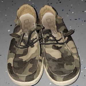 Hey Dude Camouflage Slip-On Loafers